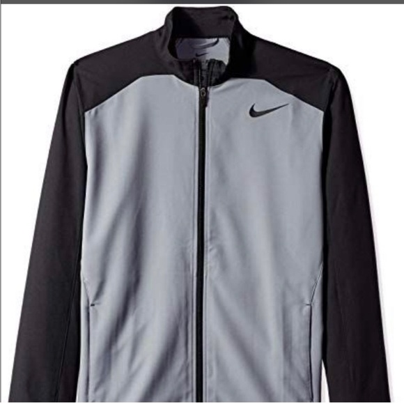 Men Nike Team Woven Jacket gray & black size medium - Picture 1 of 12
